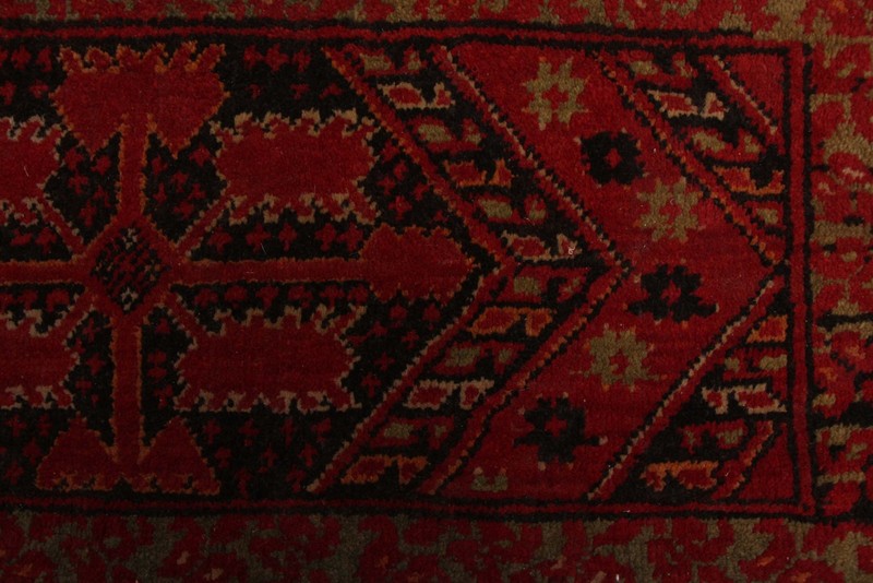 Vintage Hand-knotted Runner Rug 1'3" x 5'5" Traditional Oriental Wool Carpet gallery