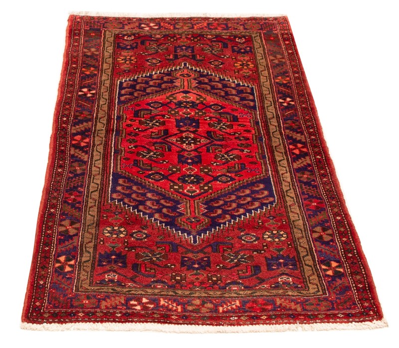 Traditional Vintage Hand-Knotted Area Rug 3'9" x 6'7" Oriental Wool Carpet gallery