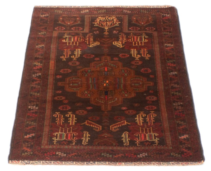 Vintage Hand-Knotted Area Rug 3'1" x 5'0" Traditional Wool Carpet gallery