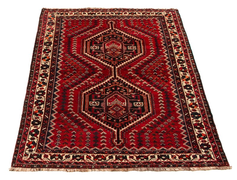 Traditional Vintage Hand-Knotted Area Rug 4'11" x 7'0" Oriental Wool Carpet gallery