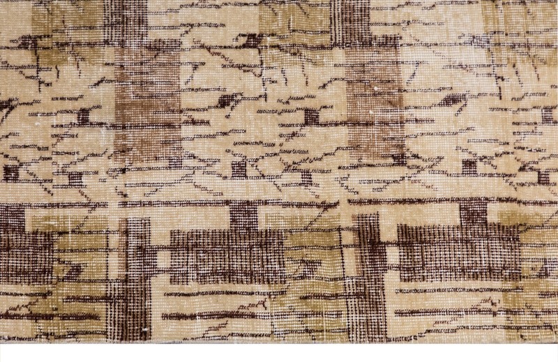 Vintage Turkish Oushak Rug 156 x 230 cm (5'1" x 7'6") – 60+ Yr Old Handwoven Rug gallery