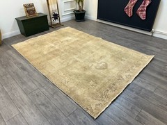 Persian Area Rug, Bedroom Rug, Antique Persian Rug, Vintage Rug, 6.4 x 9.4 ft