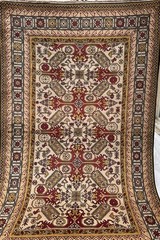 123 X 213 cm COLLECTORS’ ITEM Vintage Stunning Super Fine Quality Kazak Carpet