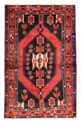 Traditional Vintage Hand-Knotted Area Rug 4’5″ x 6’9″ Oriental Wool Carpet