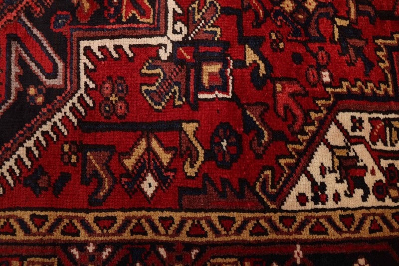 Vintage Oriental Hand-Knotted Carpet 7'1" x 9'7" Traditional Wool Area Rug gallery