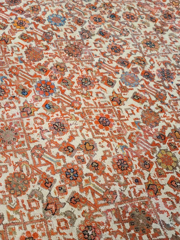 Very large Antique authentic handwoven P Mahal circa 1920s size 11'×22' gallery