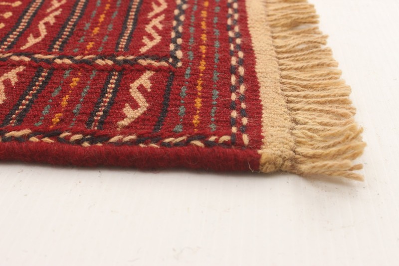 Vintage Hand Woven Area Rug 3'3" x 5'1" Traditional Wool Oriental Carpet gallery