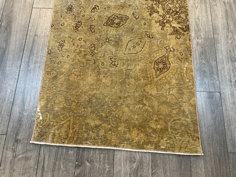 Persian Runner Rug, Vintage Persian Rug, Hallway Rug, Kitchen Rug, 3 x 9.6 ft gallery