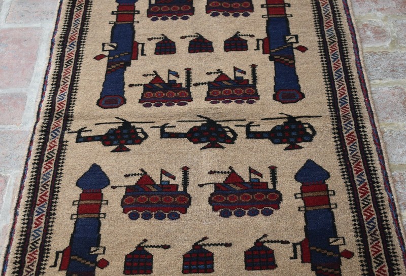 2'8 x 4'7 ft Handmade vintage afghan tribal shindand war area rug, 3x5 wool rug gallery