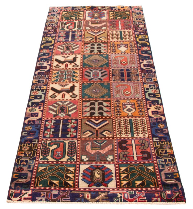 3'4" x 9'8" Vintage Hand-knotted Runner Rug Traditional Oriental Wool Carpet gallery