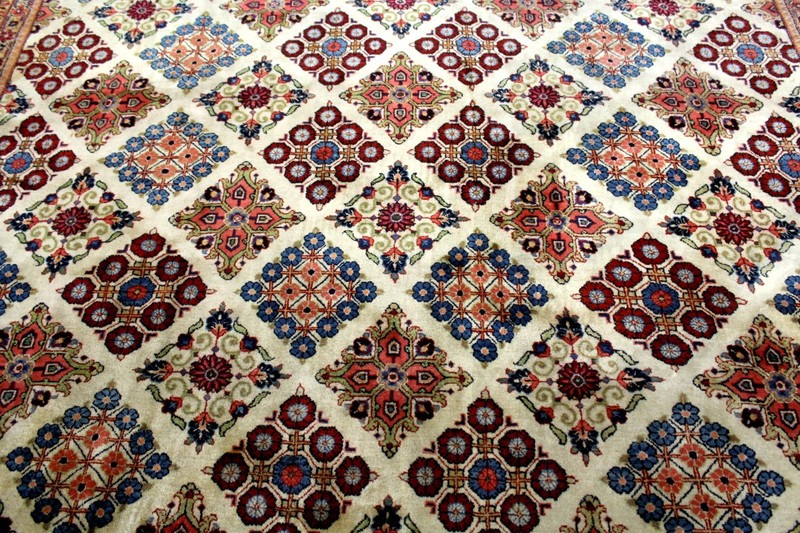 10X14 INCREDIBLE RARE ANTIQUE HAND KNOTTED VEGETABLE DYE GEOMETRIC SAROUKK RUG gallery