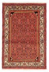 Traditional Vintage Hand-Knotted Area Rug 3’8″ x 5’5″ Oriental Wool Carpet