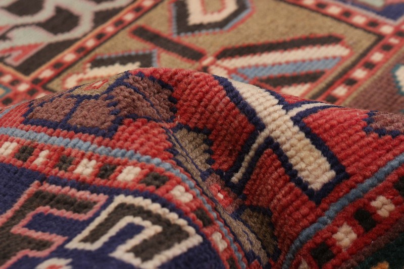 3'4" x 9'8" Vintage Hand-knotted Runner Rug Traditional Oriental Wool Carpet gallery