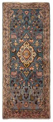 Vintage 2’5″ x 5’9″ Traditional Hand Knotted Vegetable Dye Wool Area Rug