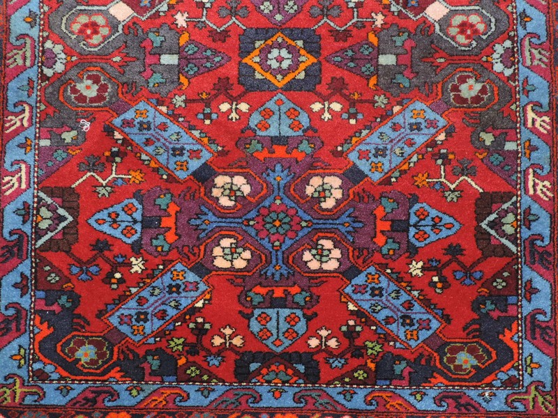 5x8ft. Handmade Caucasian St Andrews Cross Design Wool Rug gallery