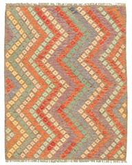 Vintage 4’11” x 6’2″ Traditional Wool Hand Woven Oriental Area Rug