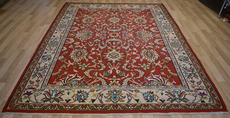 Gorgeous Mid 2Oth Century Ottoman Design E. European Sharkoy Kilim Free Shipping gallery