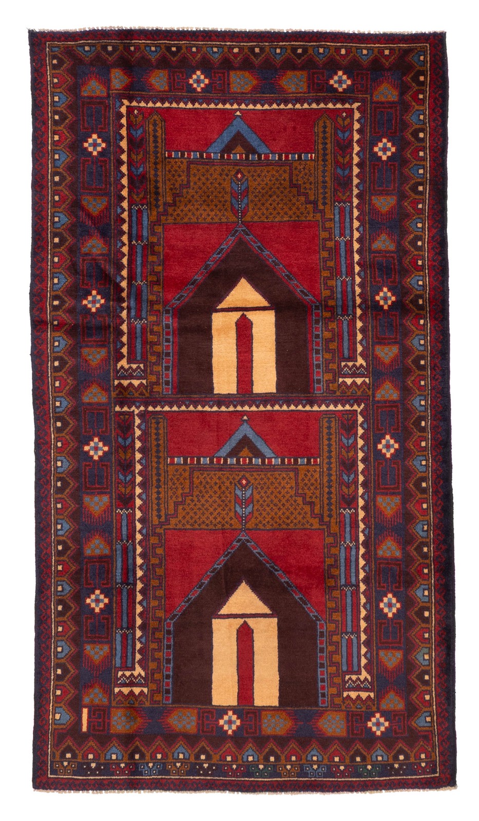 Traditional Vintage Hand-Knotted Area Rug 3'5" x 6'6" Oriental Wool Carpet gallery