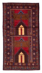 Traditional Vintage Hand-Knotted Area Rug 3’5″ x 6’6″ Oriental Wool Carpet