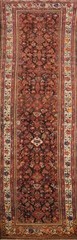 Antique Vegetable Dye 13 ft Traditional Runner Rug 4×13 Wool Handmade Carpet