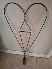 victorian rug beater antique