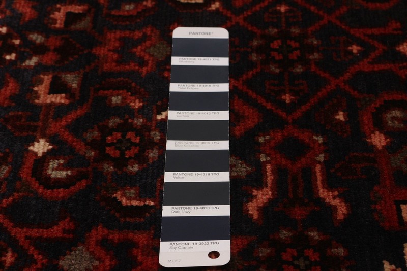 3'8" x 10'4" Vintage Hand-knotted Runner Rug Traditional Oriental Wool Carpet gallery