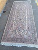 Nice Antique Vintage Oriental 3' x 7' Floral 256 KPSI gallery