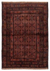 Traditional Vintage Hand-Knotted Area Rug 4’3″ x 6’3″ Oriental Wool Carpet