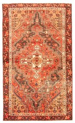 Vintage Hand-Knotted Area Rug 4’1″ x 6’11” Traditional Oriental Wool Carpet