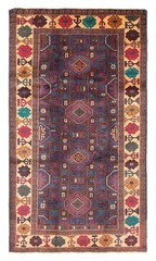 Traditional Vintage Hand-Knotted Area Rug 3’7″ x 6’3″ Oriental Wool Carpet