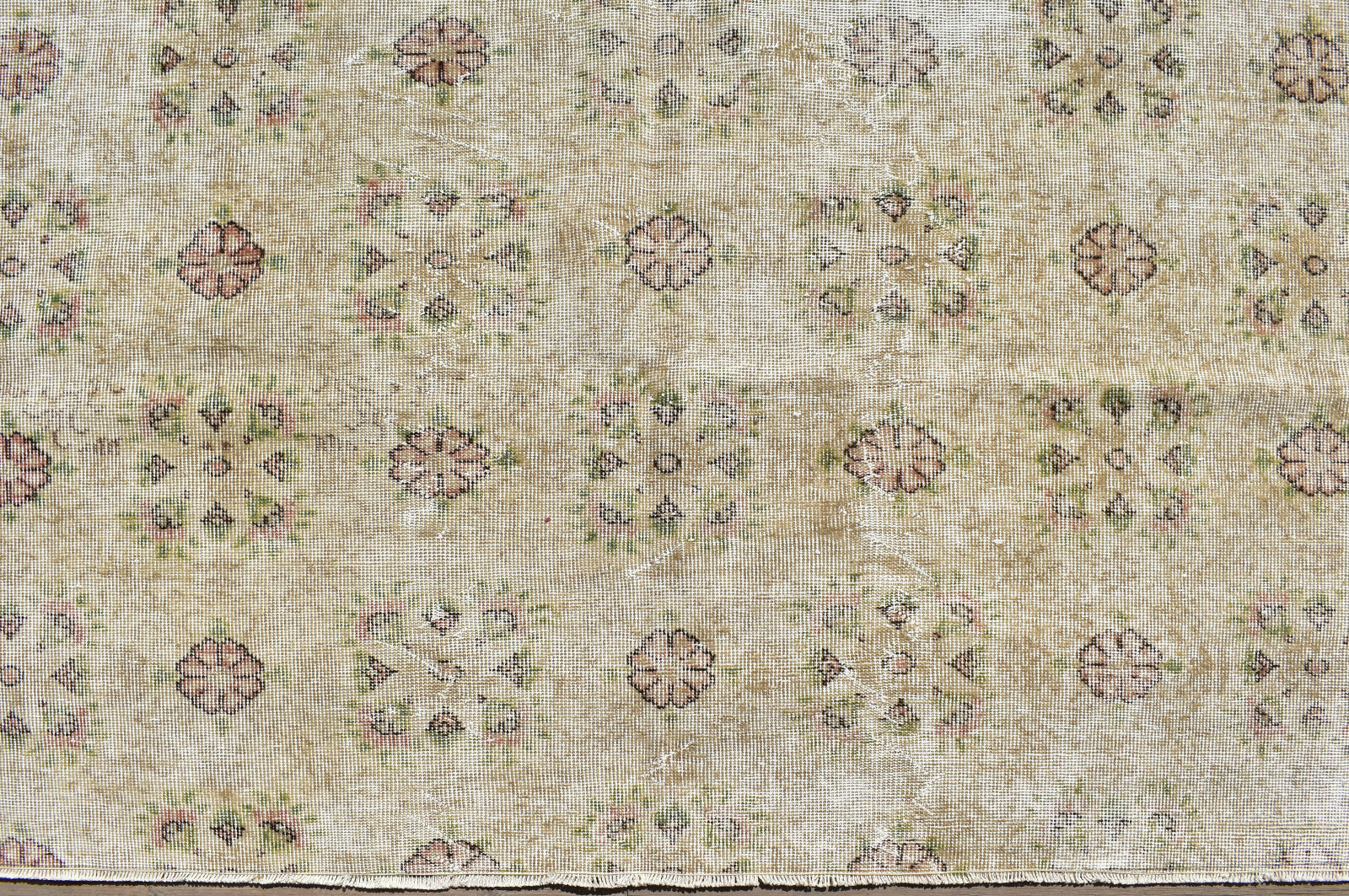 Turkish Rug 68''x99'' Hand Knotted 5x8 Vintage Muted Color Carpet 174x252cm gallery