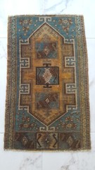 Rare Unique Geometric Pattern Antique Rug, Traditional Special Quality Rug XXXXX