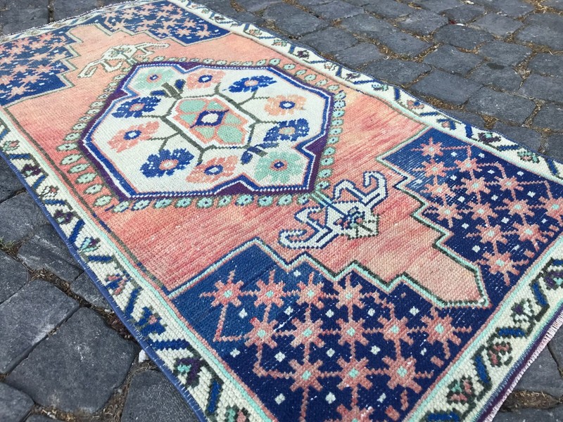 Handmade Rug Turkish Area Rug Vintage Rug Oushak Rug Antique Rug Bohemian Rug gallery