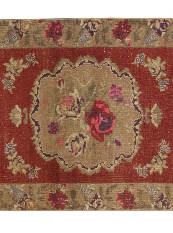 Runner Rug,Turkish Runner,Vintage Runner,Oushak Rug,Floor Rug,3'6 X 11'4 feet gallery