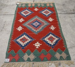 Handwoven Turkish Kilim Rug 4’x6′