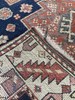 Antique Caucasian Shirvan Gendje Rug 3.8x4.11 Wool Hand Knotted Tribal Geometric gallery