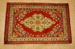 NATURAL WOOL Old Oriental Rugs, Hand Woven,knotted size Approximately 2′ × 3′