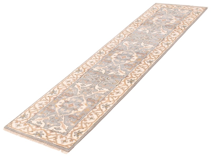 2'8" x 10'1" Vintage Hand-knotted Runner Rug Traditional Oriental Wool Carpet gallery