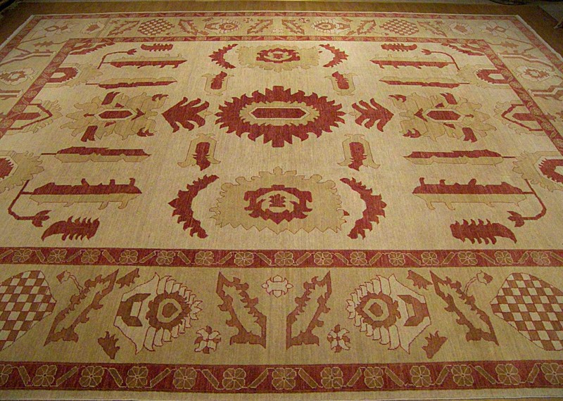 12 x 16 Handmade High Quality Afghan Serapi Rug_Natural Dyes Hand Spun Fine Wool gallery