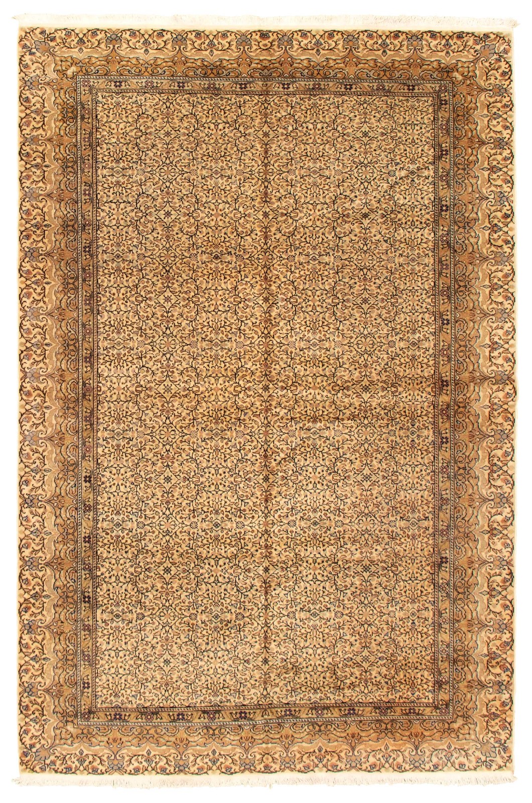 Traditional Vintage Hand-Knotted Area Rug 6'6" x 9'8" Oriental Wool Carpet gallery