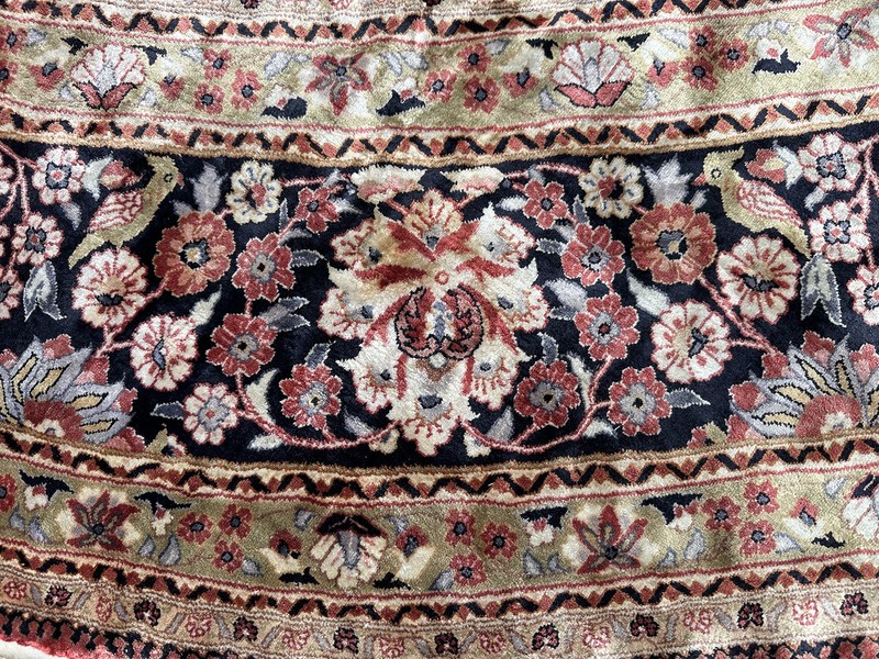 10x10 Exceptional Vintage Round Fine Silk Rug Natural Pure Silk 305cm x 305cm gallery