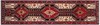 Handmade Red Wool Runner Rug 2'11" x 10'11" Tribal gallery