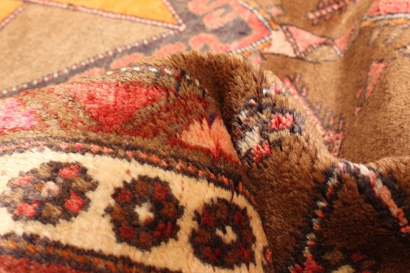 Vintage Traditional Hand-Knotted Area Rug 4'3" x 7'7" Oriental Wool Carpet gallery