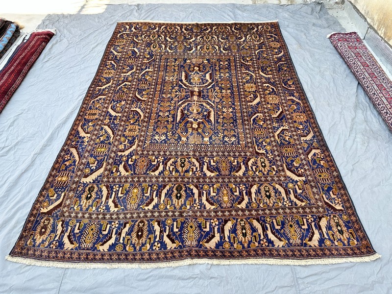 7 x 10 ft Stunning COLLECTOS' ITEM VINTAGE TAIMANI NATURAL VEGETABLE DYE NOMAD C gallery