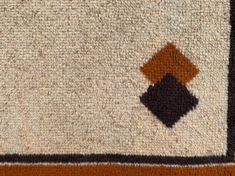 Vintage Mid-Century Scandinavian: Long-Pile Rya Shags, Traditional Rug (3x4 ft.) gallery