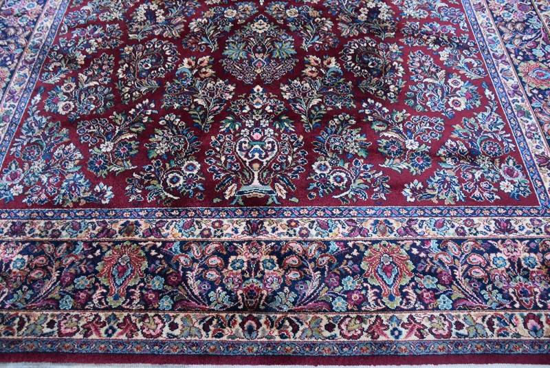 KARASTAN RUG Original Collection 700/785 RED SAROUK 8.8x12 Nice #KER55 gallery