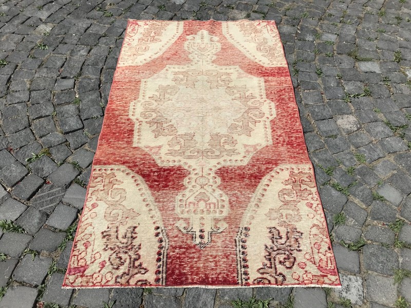 Handmade Rug Turkish Area Rug Vintage Rug Oushak Rug Antique Rug Bohemian Rug gallery