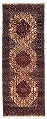 Vintage Hand-knotted Runner Rug 3’7″ x 9’6″ Traditional Oriental Wool Carpet