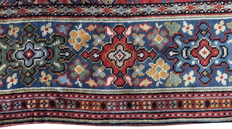 14X18 Antique English Donegal Rug Fine Arts & Crafts Geometric 422x 554cm C.1910 gallery