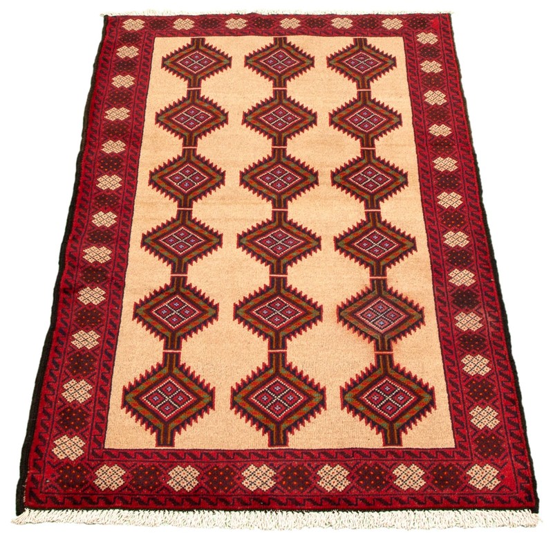Vintage Hand-Knotted Area Rug 3'3" x 5'11" Traditional Oriental Wool Carpet gallery